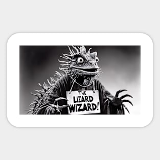 The Lizard Wizard Sticker